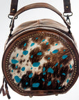 American Darling ADBG691 Canteen Hair-On Genuine Leather Women Bag Western Handbag Purse