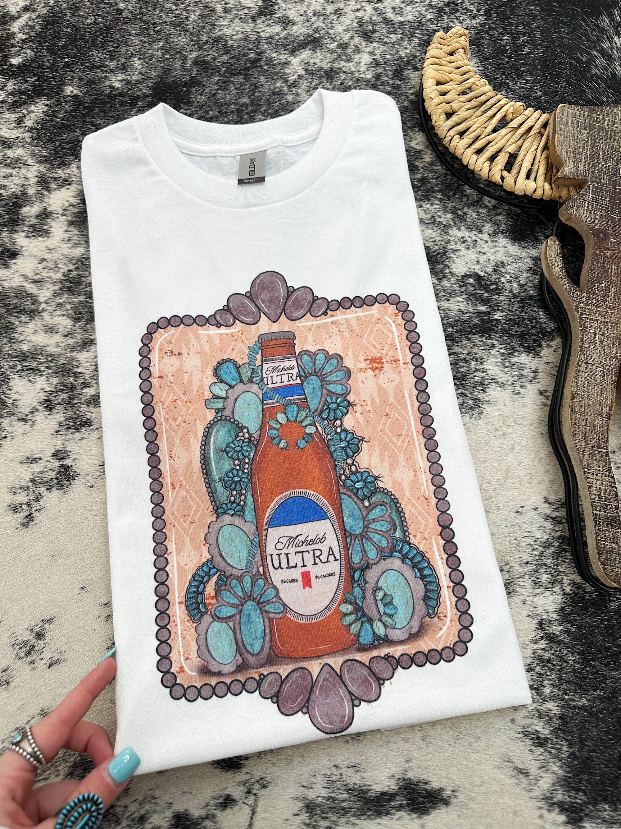 Ultra &amp; Turquoise TEE or CREWNECK