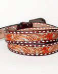 American Darling Beautifully Hand Tooled Genuine American Leather Belt Men and  Women