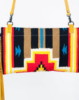 American Darling Hand Tooled Saddle Blanket Genuine Leather Women Bag Western Handbag Purse
