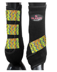 HILASON L M S Horse Front Leg Sport Boots| Printed Sport Boots| Horse Boots