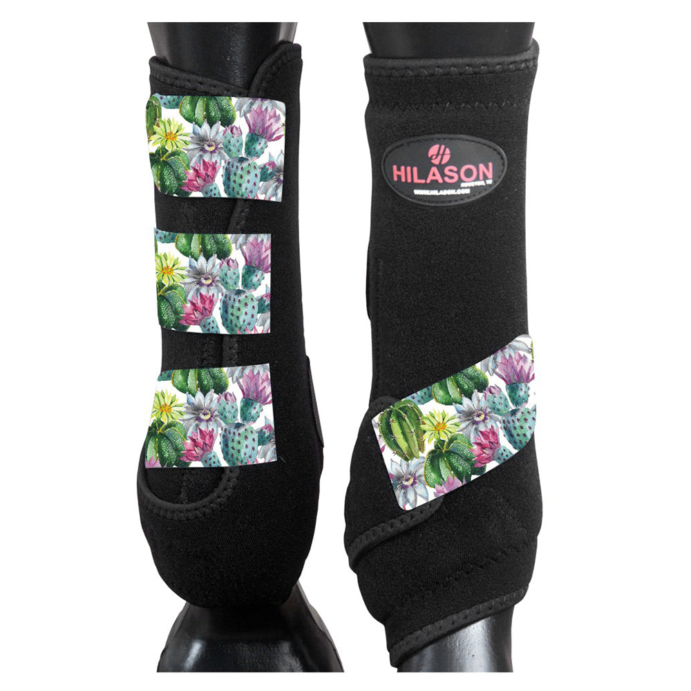 HILASON L M S Horse Front Leg Sport Boots| Printed Sport Boots| Horse Boots