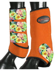HILASON L M S Horse Front Leg Sport Boots| Printed Sport Boots| Horse Boots