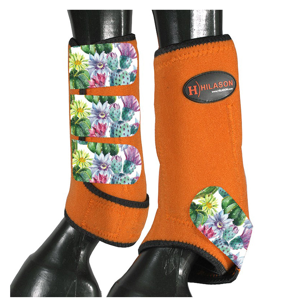 HILASON L M S Horse Front Leg Sport Boots| Printed Sport Boots| Horse Boots