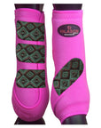 Front Leg Horse Sport Boots With Jumping Print Durable Neoprene Comfort Performance