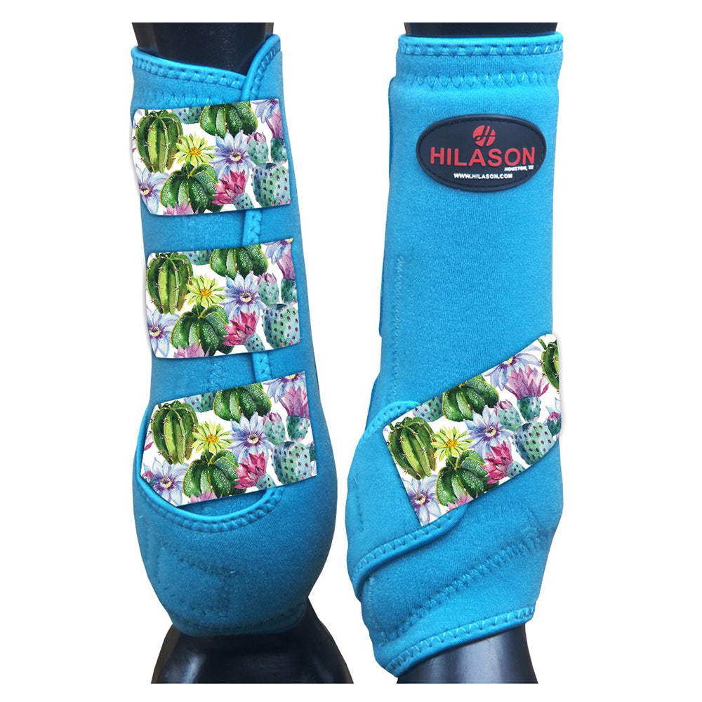 HILASON L M S Horse Front Leg Sport Boots| Printed Sport Boots| Horse Boots