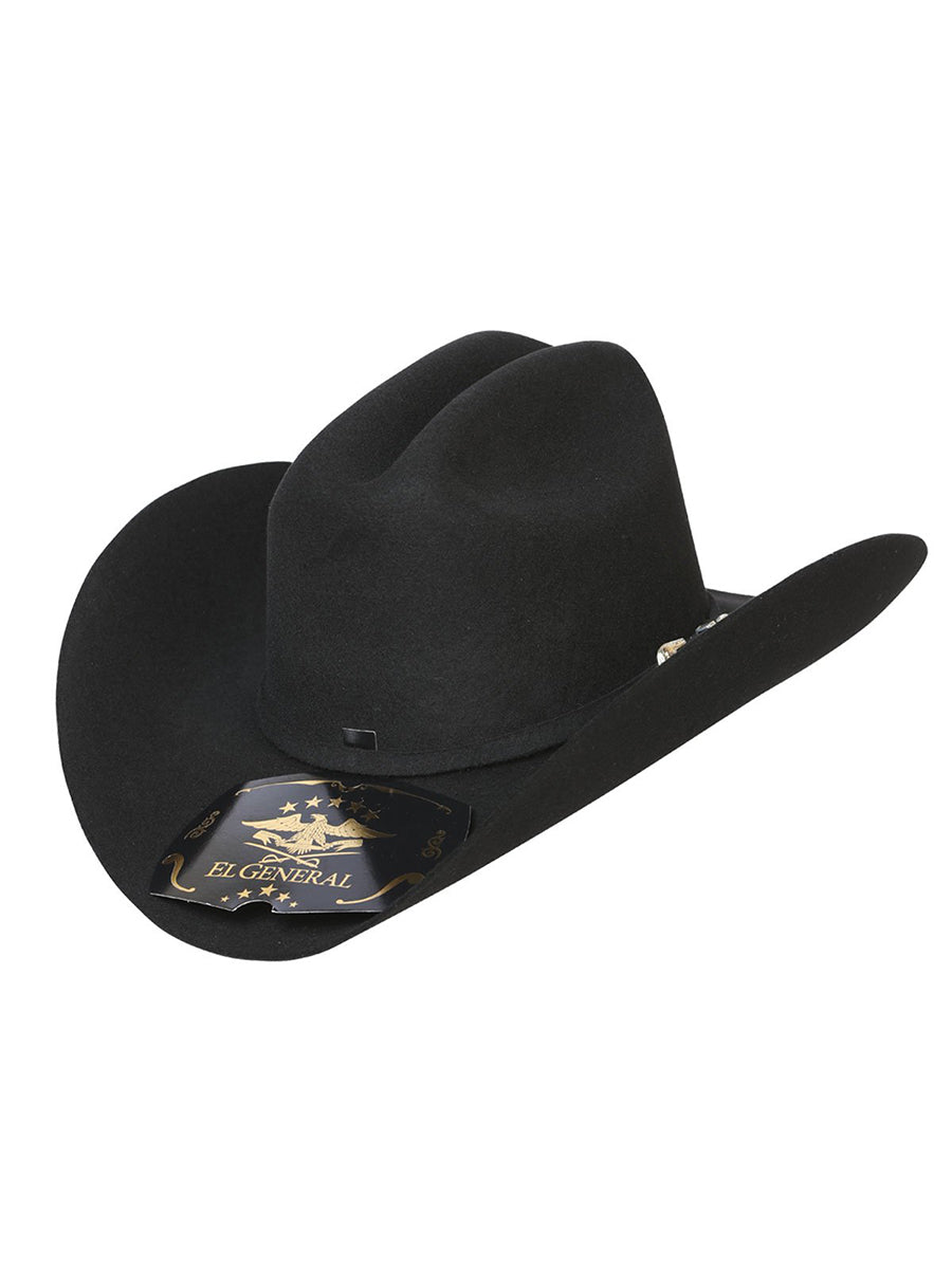 El General 50X Limited Edition Wool Cowboy Hat in Black