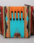 American Darling Signature Crossbody Hand Tooled Saddle Blanket Genuine Leather Women Bag Western Handbag Purse