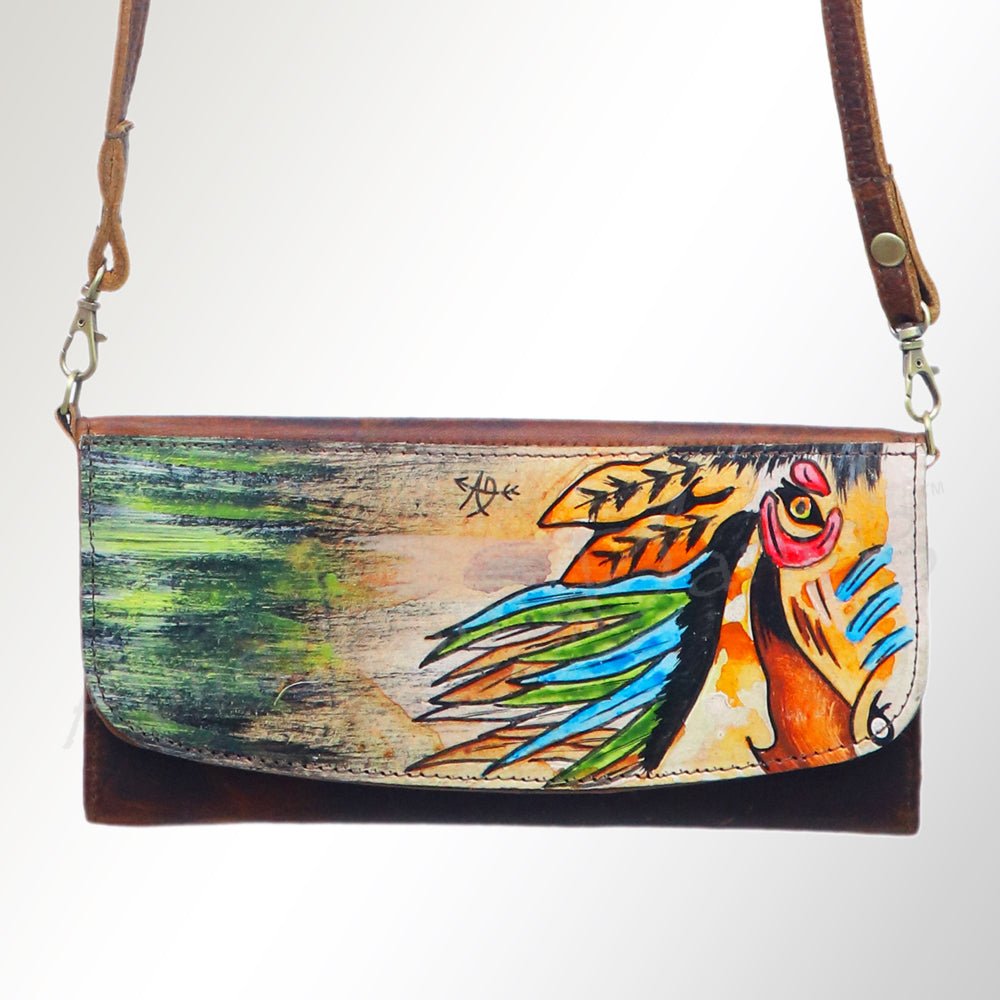 American Darling Wallet Genuine Leather Women Bag Western Handbag Purse