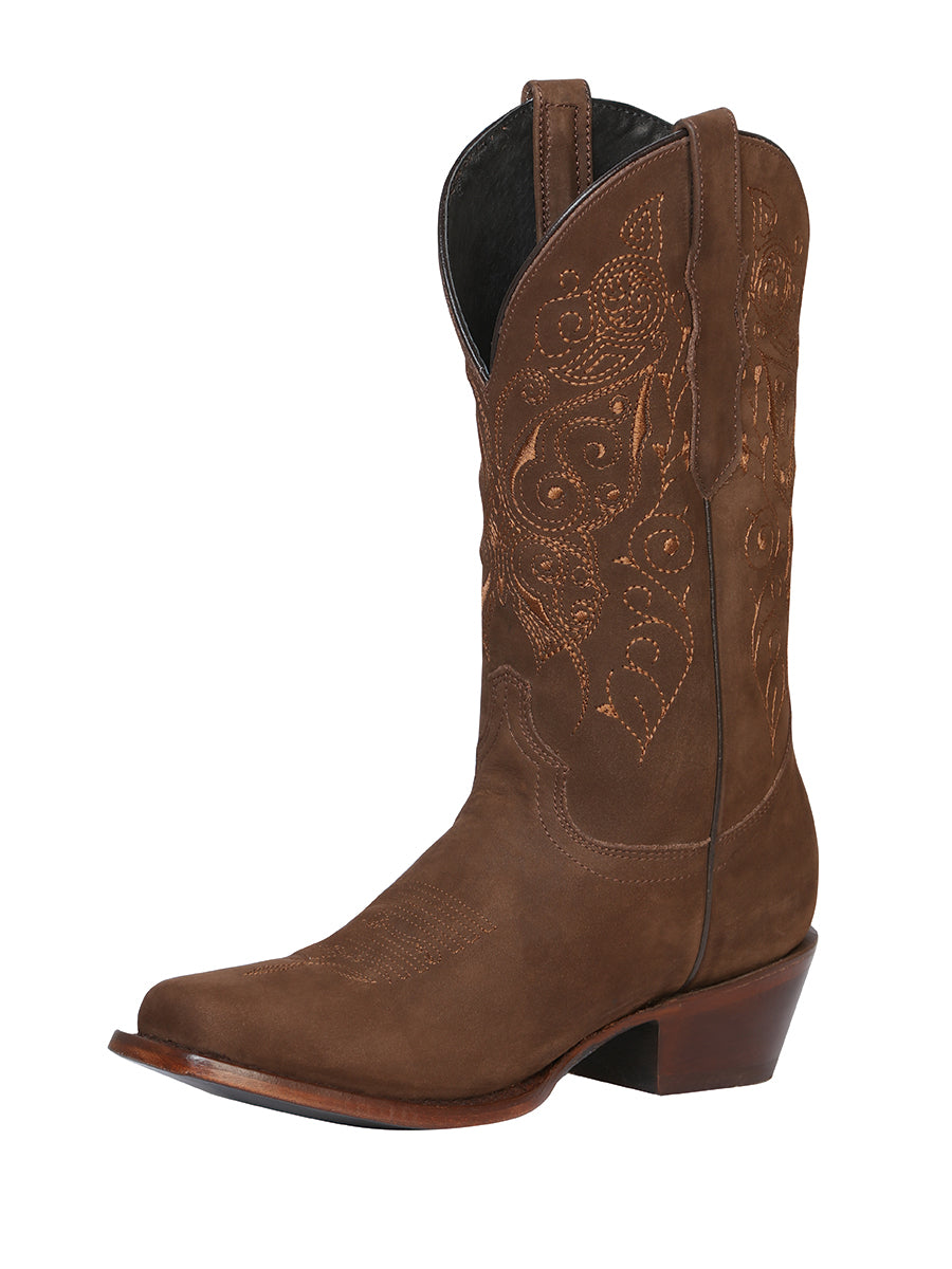 El General Womens Rodeo Boot Limited Edition — Nubuck Camel