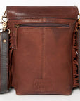 American Darling ADBGH132A Messenger Genuine Leather Women Bag Western Handbag Purse
