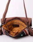 American Darling Signature Crossbody Hand Tooled Saddle Blanket Genuine Leather Women Bag Western Handbag Purse