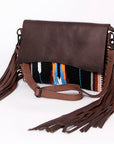 American Darling Signature Crossbody Hand Tooled Saddle Blanket Genuine Leather Women Bag Western Handbag Purse