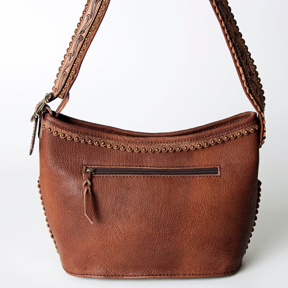 American Darling Hand Tooled Genuine Leather Women Bag Western Handbag Purse
