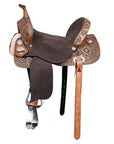16 In Flex Tree Western Horse Saddle American Leather Barrel Trail By Hilason