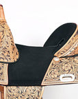 Premium Treeless Western Trail Saddle For Professional Barrel Racing Enthusiasts