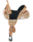 Premium Treeless Western Trail Saddle For Professional Barrel Racing Enthusiasts