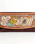 Hand Tooled Hand Painted Genuine Leather women bag western handbag purse