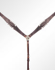 AMERICAN DARLING Western Horse Headstall Breast Collar Set American Leather