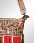 American Darling GIBGX217 Signature Crossbody Hand Tooled Saddle Blanket Genuine Leather Women Bag Western Handbag Purse