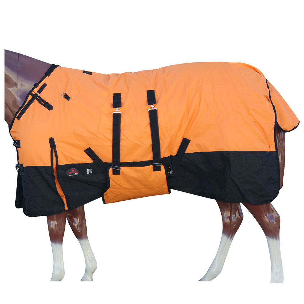 HILASON 1200D Winter Waterproof Poly Horse Turnout Blanket Belly Wrap | Turnout Blankets for Horses