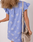 Emmie Sleeve Shift Mini Dress