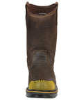 Buffalo & Bull Men's Work Boots in Brown/Yellow