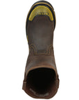 Buffalo & Bull Men's Work Boots in Brown/Yellow