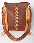 American Darling Messenger Saddle Blanket Genuine Leather Women Bag Western Handbag Purse