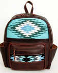 American Darling Saddle Blanket Genuine Leather Women Bag Western Handbag Purse