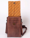 American Darling Saddle Blanket Genuine Leather Women Bag Western Handbag Purse