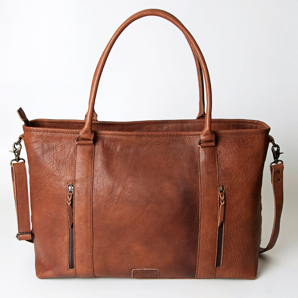 American Darling ADBG715 Tote Saddle Blanket Genuine Leather Women Bag Western Handbag Purse
