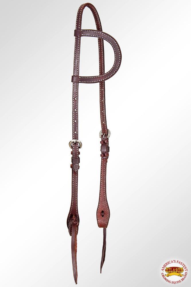 Hilason Western Horse One Ear Headstall Working Tack American Leather
