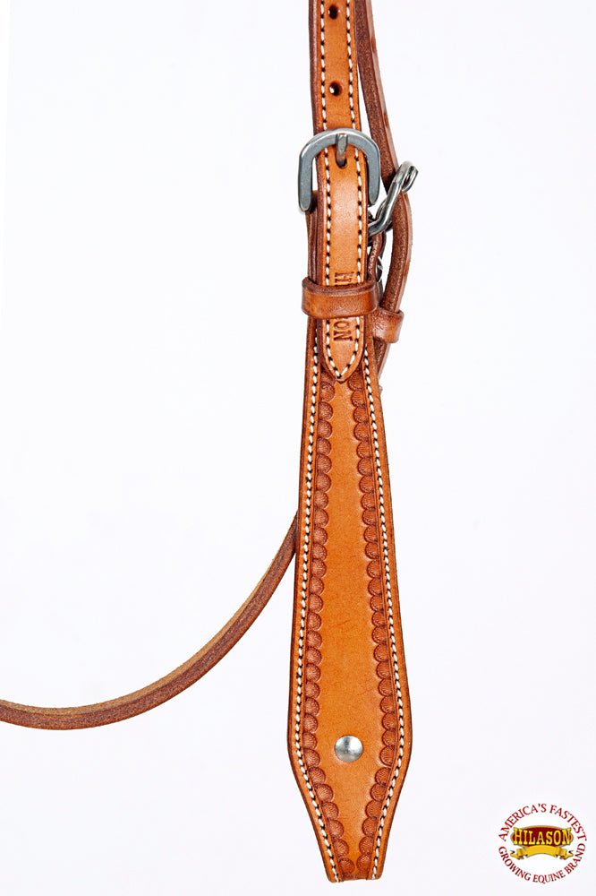 Tan Leather Browband Horse Headstall Western Tack