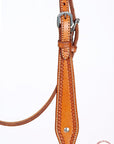 Tan Leather Browband Horse Headstall Western Tack