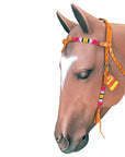 Hilason American Leather Horse Browband Headstall Working Tack Brown