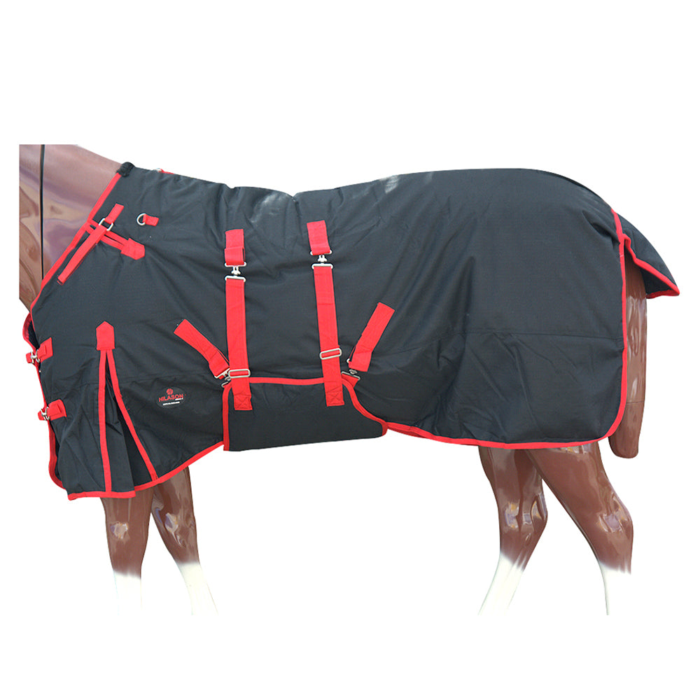HILASON 1200D Winter Waterproof Poly Horse Turnout Blanket Belly Wrap | Turnout Blankets for Horses