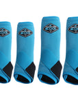 Professionals Choice 2XCool Horse Sports Boots 4 Pack Pacific Blue