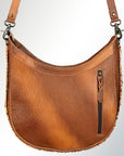 American Darling ADBG726 Large Crossbody Saddle Blanket Genuine Leather Women Bag Western Handbag Purse
