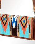 American Darling ADBG486A Wallet Hand Tooled Genuine Leather Women Bag Western Handbag Purse