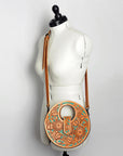 American Darling ADBG734 Hobo Hand Tooled Genuine Leather Women Bag Western Handbag Purse