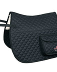 HILASON Western Horse Luxury Quilted Saddle Pads With Pockets