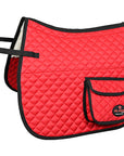 HILASON Western Horse Luxury Quilted Saddle Pads With Pockets