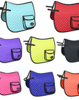 HILASON Western Horse Luxury Quilted Saddle Pads With Pockets