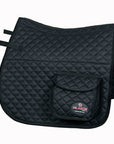 HILASON Western Horse Luxury Quilted Saddle Pads With Pockets
