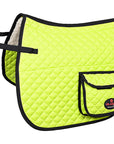 HILASON Western Horse Luxury Quilted Saddle Pads With Pockets