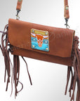 American Darling Small Crossbody Full Grain Genuine Leather Western Women Bag Handbag Purse | for Cute