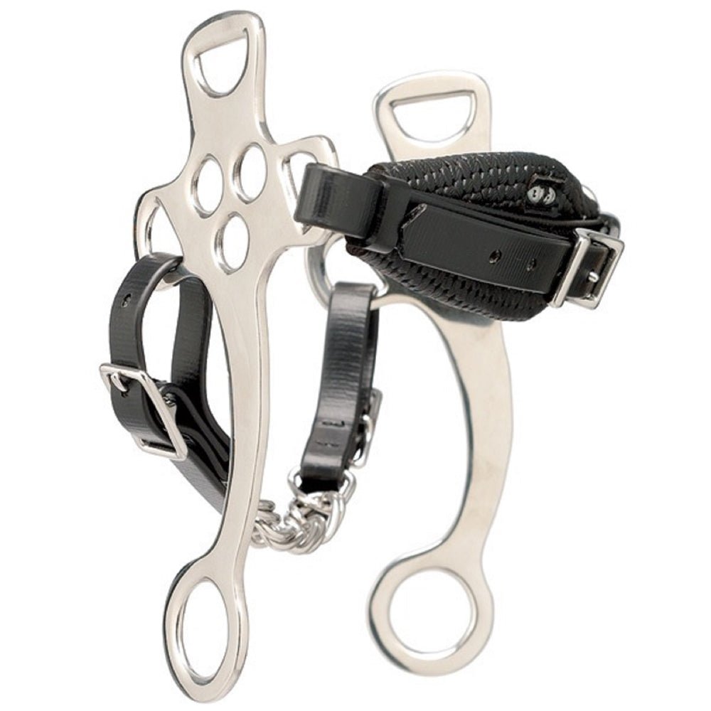 Zilco Mechanical H. Hackamore Dual Chin Noseband Adjustments – Hilason