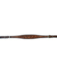 HILASON Western Horse Floral Headstall Breast Collar One Headstall American Leather Tack Set
