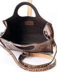 American Darling Tote Hand Tooled Genuine Leather Western Women Bag Handbag Purse | Western Tote Bag | Travel Tote Bags | College Tote Bag | Casual Tote Bag